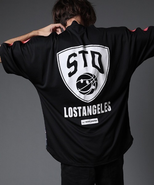 STUD MUFFIN(スタッドマフィン)の「mt7534-ハイゲージスムース STD TEAM GAMEシャツ(Tシャツ/カットソー・メンズ・ホワイト/ブラック・2/3)」の5枚目の写真