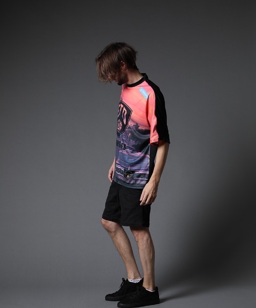STUD MUFFIN(スタッドマフィン)の「mt7534-ハイゲージスムース STD TEAM GAMEシャツ(Tシャツ/カットソー・メンズ・ホワイト/ブラック・2/3)」の7枚目の写真