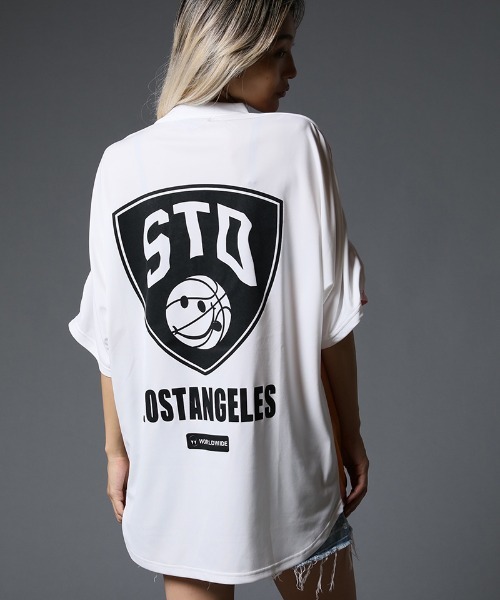 STUD MUFFIN(スタッドマフィン)の「mt7534-ハイゲージスムース STD TEAM GAMEシャツ(Tシャツ/カットソー・メンズ・ホワイト/ブラック・2/3)」の13枚目の写真