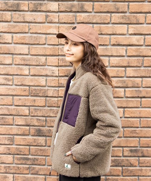 Mac-House(マックハウス)の「CAPTAIN STAG キャプテンスタッグ ボアスタンドジャケット(その他アウター・レディース・ベージュ/ブラウン/オレンジ/ブルー/アイボリー・フリー)」の21枚目の写真