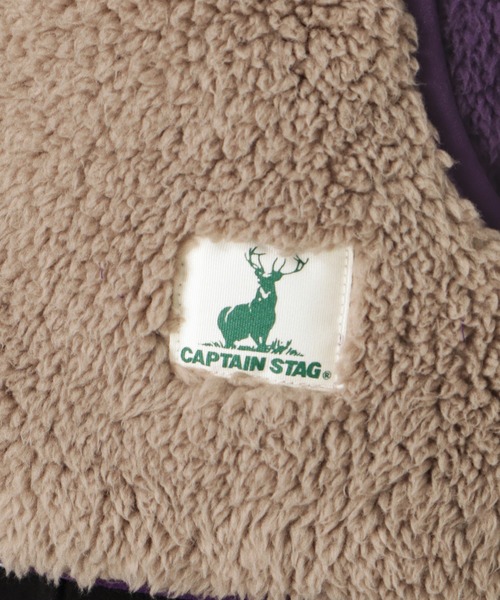 Mac-House(マックハウス)の「CAPTAIN STAG キャプテンスタッグ ボアスタンドジャケット(その他アウター・レディース・ベージュ/ブラウン/オレンジ/ブルー/アイボリー・フリー)」の14枚目の写真