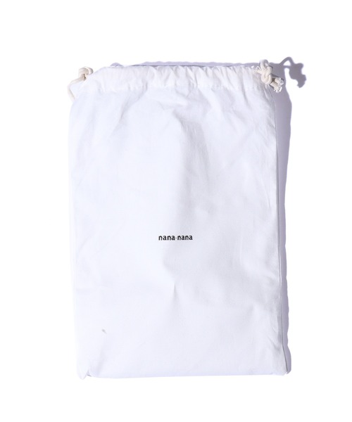 NaNa-NaNa（ナナナナ）の「nana-nana/ナナナナ A4 RECYCLED LEATHER ショルダーバッグ リサイクルレザー（ショルダーバッグ・レディース・ブラック/キャメル・ONE SIZE）」の12枚目の写真