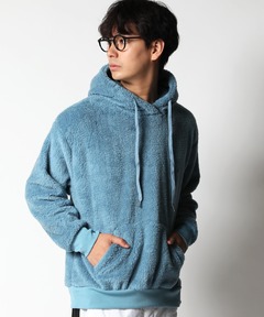 『６月１８日２２時まで』 DIESEL A142480BNDI Sサイズブルー S-BATEL Jacket in teddy-bonded jersey｜ブルー｜メンズ｜DIESEL