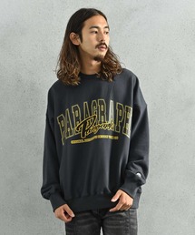 Paragraph | Paragraph (パラグラフ)バーコードスウェットトレーナー(スウェット)