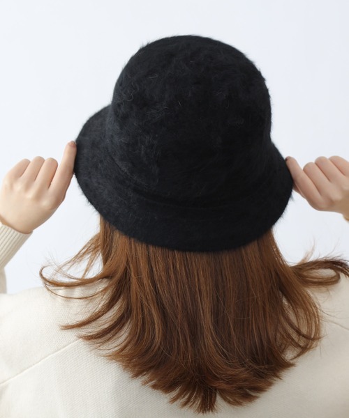 COLONY 2139（コロニートゥーワンスリーナイン）の「シャギーボーラーハット（ハット・レディース・ブラック/モカ/ベージュ・FREE）」の4枚目の写真