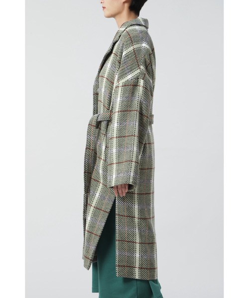 ROSE BUD（ローズバッド）の「チェックチェスターコート（チェスターコート・レディース・ブラック/グリーン・FREE）」の16枚目の写真