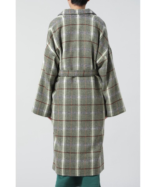 ROSE BUD（ローズバッド）の「チェックチェスターコート（チェスターコート・レディース・ブラック/グリーン・FREE）」の15枚目の写真