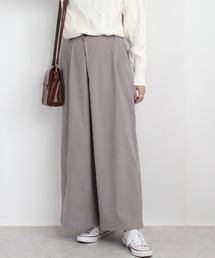 Emma（SELECT LEVERY） | (Emma)フェイクスエードラップワイドパンツ(その他パンツ)