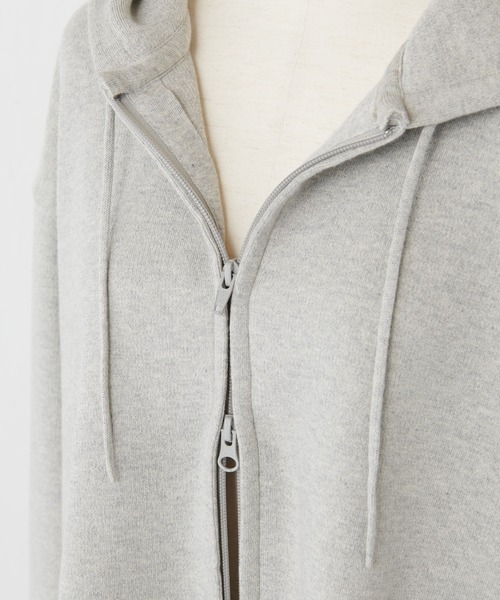 BEARDSLEY（ビアズリー）の「テープ刺繍ニットパーカー（カーディガン/ボレロ・レディース・ブラック/グレー・FREE）」の16枚目の写真