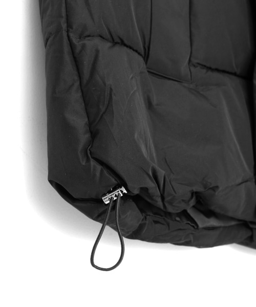 Figments（フィグメンツ）の「パデッドベスト（ベスト・レディース・ブラック/オフホワイト・FREE）」の8枚目の写真