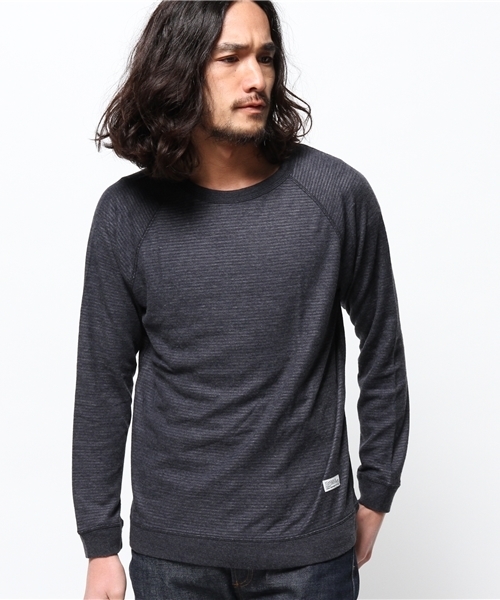 OUTLET(アウトレット)の「【Ciaopanic】接結ボーダーリバーシブルC/N(Tシャツ/カットソー・メンズ・ネイビー/グレー・MEDIUM/LARGE)」の2枚目の写真