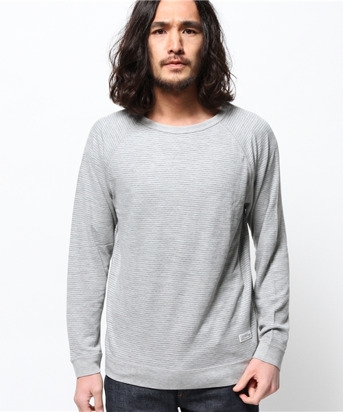 OUTLET(アウトレット)の「【Ciaopanic】接結ボーダーリバーシブルC/N(Tシャツ/カットソー・メンズ・ネイビー/グレー・MEDIUM/LARGE)」の1枚目の写真