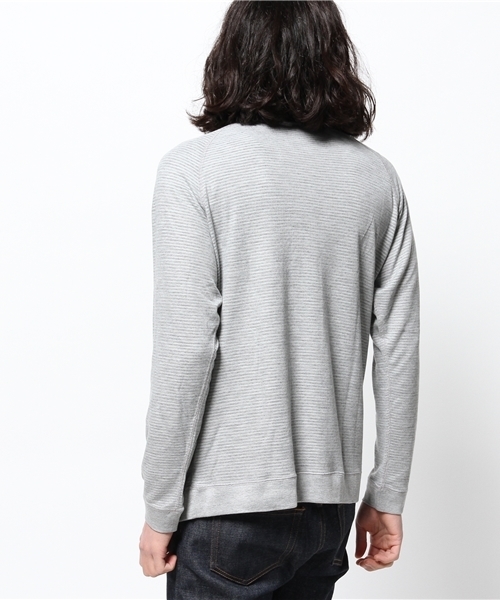 OUTLET(アウトレット)の「【Ciaopanic】接結ボーダーリバーシブルC/N(Tシャツ/カットソー・メンズ・ネイビー/グレー・MEDIUM/LARGE)」の5枚目の写真