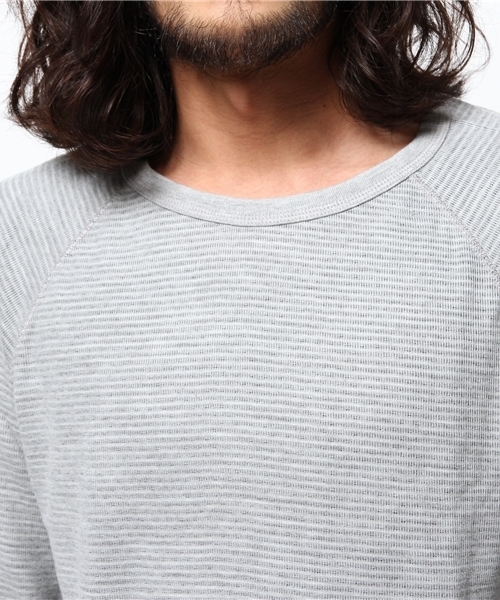 OUTLET(アウトレット)の「【Ciaopanic】接結ボーダーリバーシブルC/N(Tシャツ/カットソー・メンズ・ネイビー/グレー・MEDIUM/LARGE)」の6枚目の写真