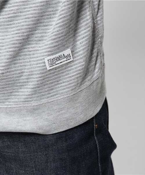 OUTLET(アウトレット)の「【Ciaopanic】接結ボーダーリバーシブルC/N(Tシャツ/カットソー・メンズ・ネイビー/グレー・MEDIUM/LARGE)」の8枚目の写真