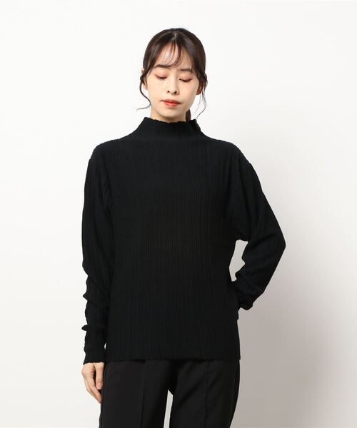 Rouge vif（ルージュヴィフ）の「ﾌﾟﾘｰﾂﾆｯﾄ（ニット/セーター・レディース・ブラック/ベージュ/オフホワイト・フリー）」の11枚目の写真