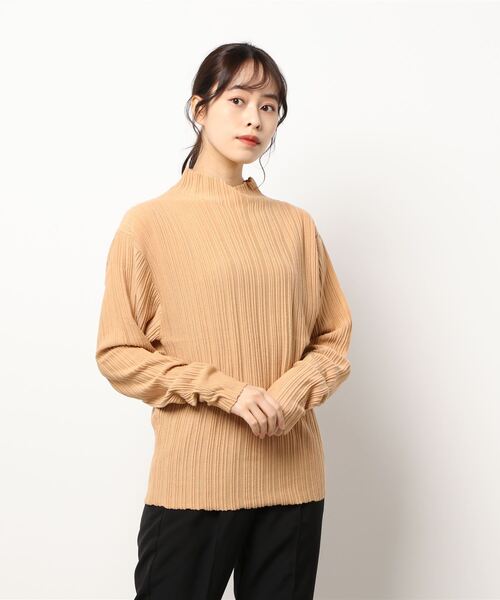 Rouge vif（ルージュヴィフ）の「ﾌﾟﾘｰﾂﾆｯﾄ（ニット/セーター・レディース・ブラック/ベージュ/オフホワイト・フリー）」の12枚目の写真