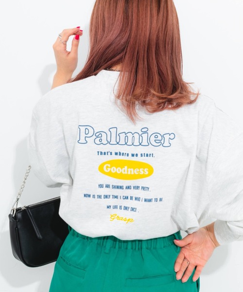 nemne store（ネンネストア）の「ロゴアソートプリントロンＴ（Tシャツ/カットソー・レディース・ブルー系その他/オレンジ系その他/グリーン系その他/ホワイト系その他/ホワイト系その他2/ホワイト系その他3・フリー）」の2枚目の写真