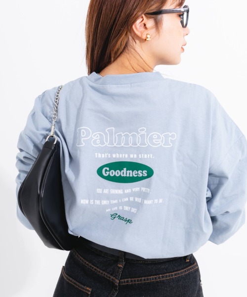 nemne store（ネンネストア）の「ロゴアソートプリントロンＴ（Tシャツ/カットソー・レディース・ブルー系その他/オレンジ系その他/グリーン系その他/ホワイト系その他/ホワイト系その他2/ホワイト系その他3・フリー）」の5枚目の写真