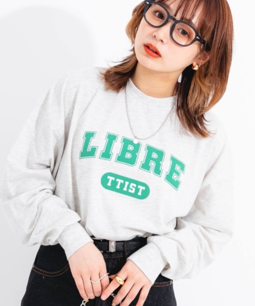 nemne store（ネンネストア）の「ロゴアソートプリントロンＴ（Tシャツ/カットソー・レディース・ブルー系その他/オレンジ系その他/グリーン系その他/ホワイト系その他/ホワイト系その他2/ホワイト系その他3・フリー）」の3枚目の写真