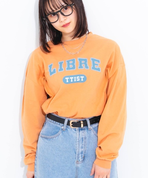 nemne store（ネンネストア）の「ロゴアソートプリントロンＴ（Tシャツ/カットソー・レディース・ブルー系その他/オレンジ系その他/グリーン系その他/ホワイト系その他/ホワイト系その他2/ホワイト系その他3・フリー）」の7枚目の写真
