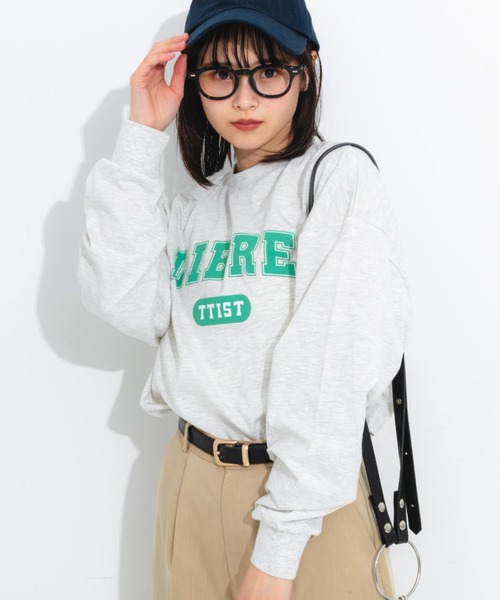 nemne store（ネンネストア）の「ロゴアソートプリントロンＴ（Tシャツ/カットソー・レディース・ブルー系その他/オレンジ系その他/グリーン系その他/ホワイト系その他/ホワイト系その他2/ホワイト系その他3・フリー）」の16枚目の写真