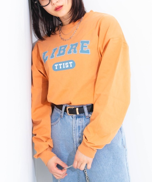 nemne store（ネンネストア）の「ロゴアソートプリントロンＴ（Tシャツ/カットソー・レディース・ブルー系その他/オレンジ系その他/グリーン系その他/ホワイト系その他/ホワイト系その他2/ホワイト系その他3・フリー）」の9枚目の写真