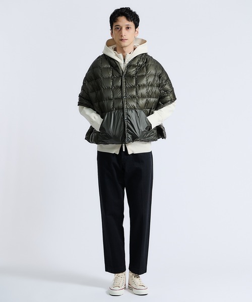 ESTNATION（エストネーション）の「TAION EXTRA / ダウンブランケット《ESTNATION EXCLUSIVE》（ストール/ショール・メンズ・ブラック/オリーブ・FREE）」の15枚目の写真