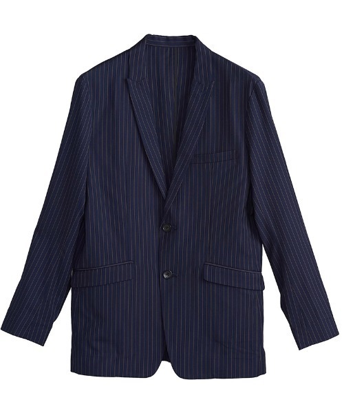 NO ID.(ノーアイディ)の「mj8402-ピークドラペル2B-JKT ジャケット(テーラードジャケット・メンズ・チェック/ブラック/ネイビー・2/3/1)」の14枚目の写真