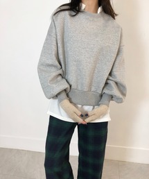 me+em select | ボリュームスリーブスウェットプルオーバー【裏起毛】(スウェット)