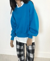 me+em select | ボリュームスリーブスウェットプルオーバー【裏起毛】(スウェット)