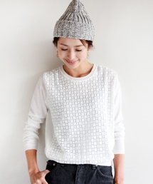 BEAUTY&YOUTH UNITED ARROWS | BYSF ∵ダイアレース+ニットプルオーバーо(ニット/セーター)