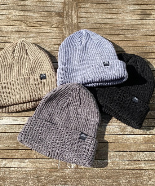 UNION STATION（ユニオンステーション）の「ワッチキャップ（ニットキャップ/ビーニー・メンズ・ブルー/ベージュ/グレー/ブラック・FREE）」の6枚目の写真