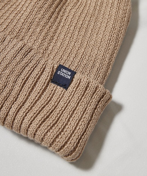 UNION STATION（ユニオンステーション）の「ワッチキャップ（ニットキャップ/ビーニー・メンズ・ブルー/ベージュ/グレー/ブラック・FREE）」の13枚目の写真
