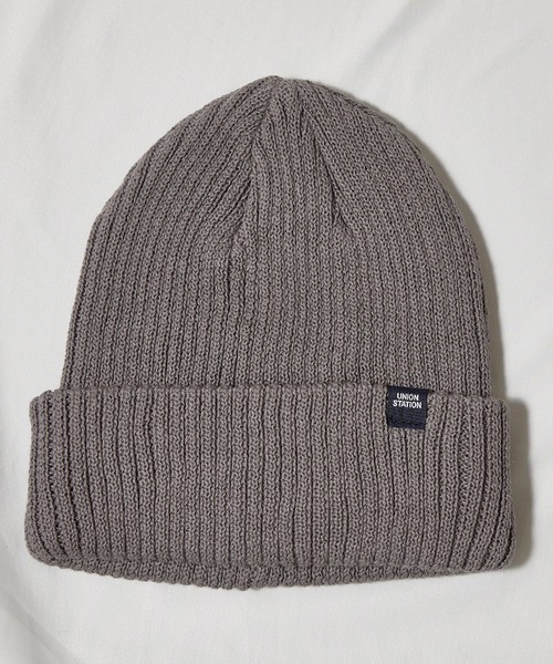 UNION STATION（ユニオンステーション）の「ワッチキャップ（ニットキャップ/ビーニー・メンズ・ブルー/ベージュ/グレー/ブラック・FREE）」の16枚目の写真