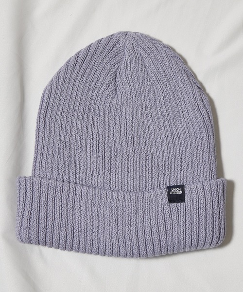 UNION STATION（ユニオンステーション）の「ワッチキャップ（ニットキャップ/ビーニー・メンズ・ブルー/ベージュ/グレー/ブラック・FREE）」の14枚目の写真