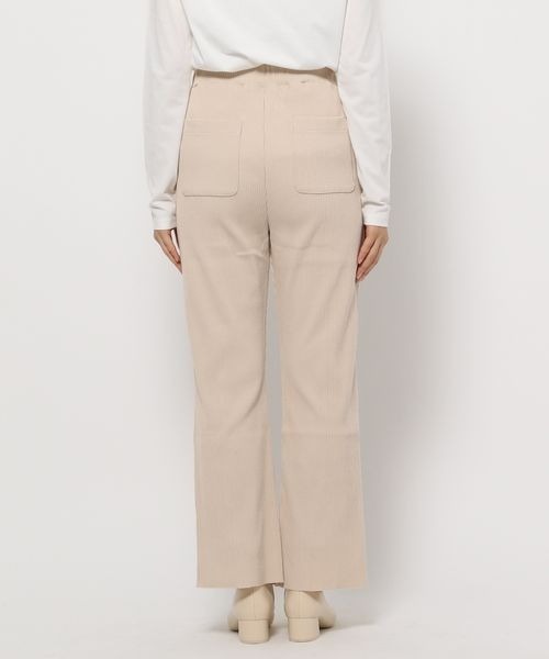 LOWRYS FARM(ローリーズファーム)の「セルフカットスリットリブパンツ 264134(その他パンツ・レディース・ブラック/パープル/グリーン/アイボリー・FREE/ショート)」の7枚目の写真