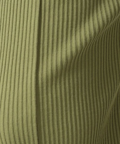 LOWRYS FARM(ローリーズファーム)の「セルフカットスリットリブパンツ 264134(その他パンツ・レディース・ブラック/パープル/グリーン/アイボリー・FREE/ショート)」の15枚目の写真