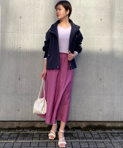 RIVE DROITE(リヴドロワ)の「ブライトローンスカート(スカート・レディース・ピンク/グリーン・38/36)」の20枚目の写真