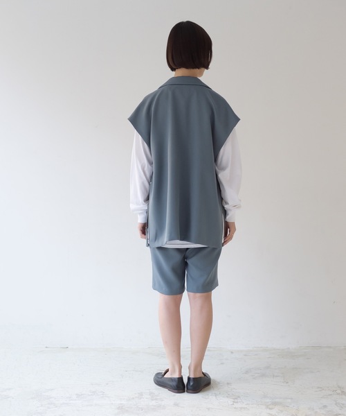 La SRIC（ラスリック）の「La SRIC / センタースリットショートPT【セットアップ可】（その他パンツ・レディース・ベージュ/ブルー/ブラック・38）」の22枚目の写真