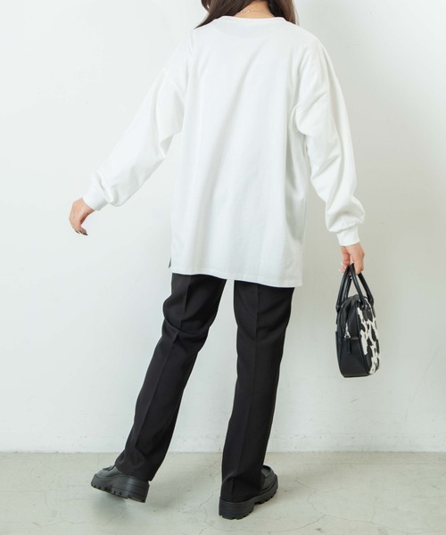 WEGO（ウィゴー）の「WEGO/無地ロンT（Tシャツ/カットソー・レディース・ホワイト・SMALL/MEDIUM）」の13枚目の写真