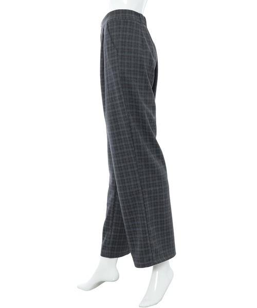 fifth（フィフス）の「フロントタックチェックワイドパンツ（その他パンツ・レディース・チャコールグレー/ブラック・M）」の8枚目の写真
