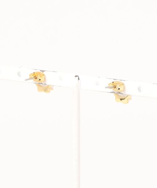 ma chere Cosette?(マシェールコゼット)の「ネコプチピアス(ピアス(両耳用)・レディース・パープル/クリア・FREE)」の4枚目の写真