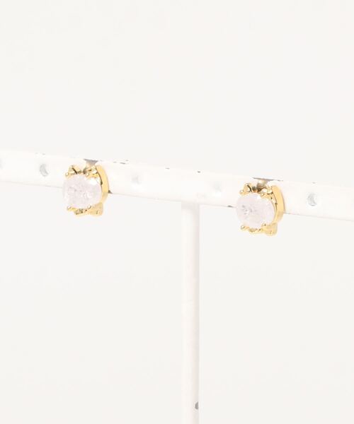 ma chere Cosette?(マシェールコゼット)の「ネコプチピアス(ピアス(両耳用)・レディース・パープル/クリア・FREE)」の5枚目の写真