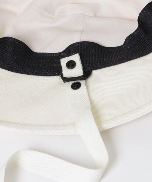 SENSE OF PLACE by URBAN RESEARCH（センスオブプレイスバイアーバンリサーチ）の「コットンツイルリボンバケットハット（ハット・レディース・ブラック/アイボリー・ONE）」の9枚目の写真