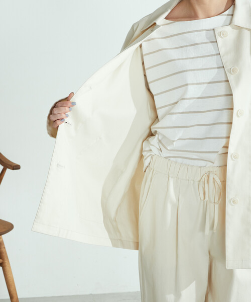 ONIGIRI（オニギリ）の「カバーオール（ブルゾン・レディース・カーキ/キナリ・MEDIUM/LARGE）」の20枚目の写真