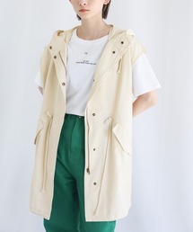 select MOCA | 2022 SS ツイルミリタリーフードベスト(ベスト)