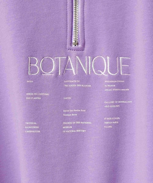 re_k by JUNRED（レクバイジュンレッド）の「【　re_k by JUNRED　】タイポグラフィックスタンドハーフジップバルーンスウェット（スウェット・メンズ・ホワイト/ラベンダー/チャコールグレー・S/L/LL/M）」の6枚目の写真