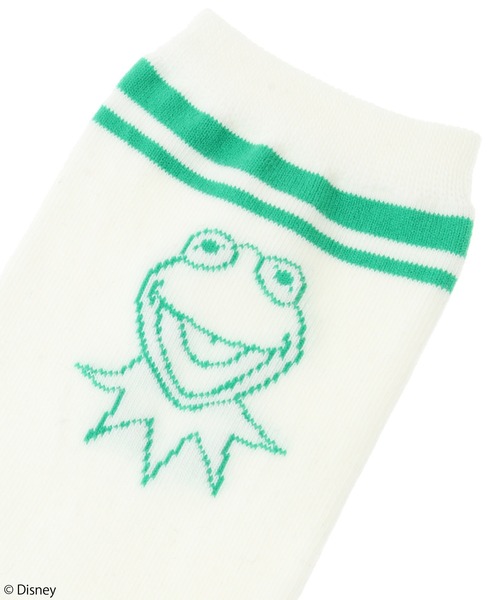 Candy Stripper（キャンディストリッパー）の「KERMIT THE FROG / ソックス（ソックス/靴下・レディース・ブラック/オフホワイト・FREE）」の5枚目の写真