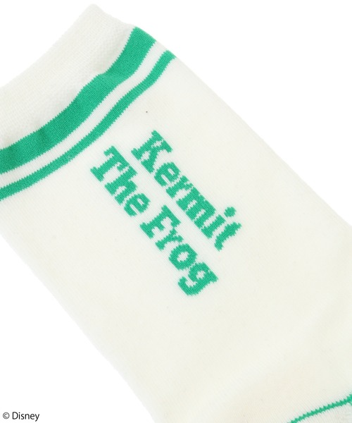 Candy Stripper（キャンディストリッパー）の「KERMIT THE FROG / ソックス（ソックス/靴下・レディース・ブラック/オフホワイト・FREE）」の8枚目の写真